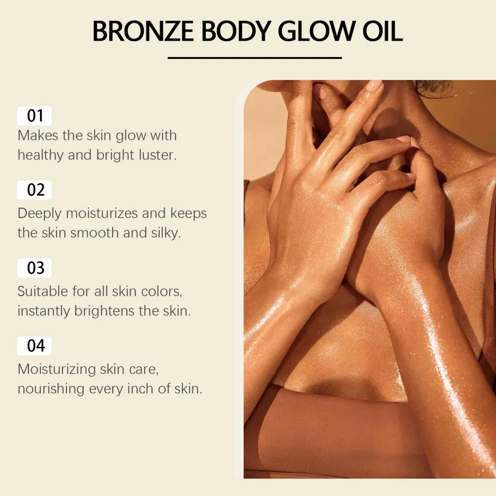 Bronzing Body Glitter Oil