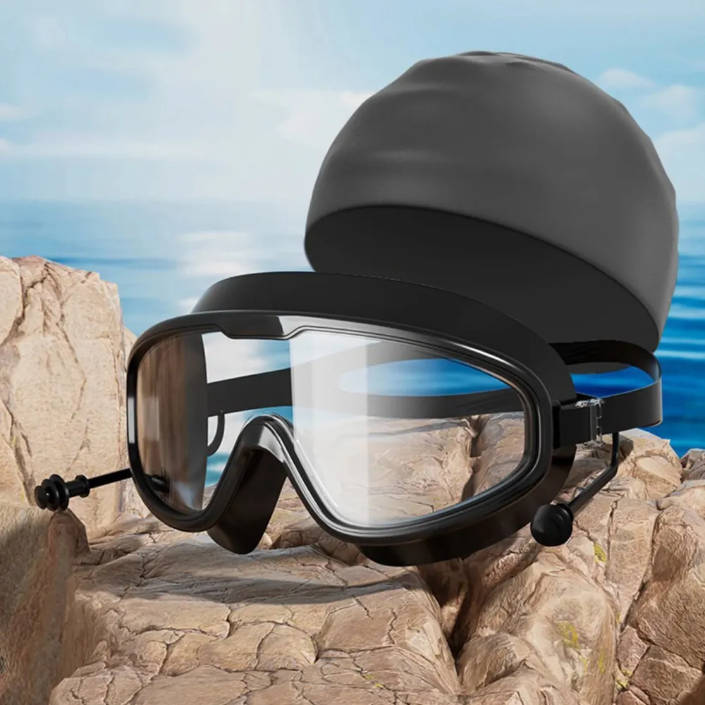 Transparent Vision Tempered Glass Adult Diving Mask