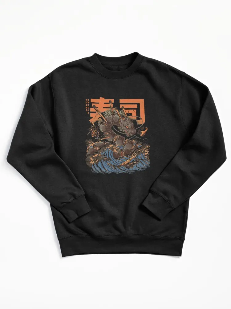 Great Sushi Dragon Pullover Sweatshirt
