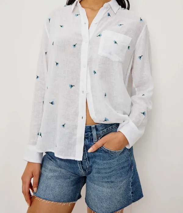 Shirt in Bluebell Carnations