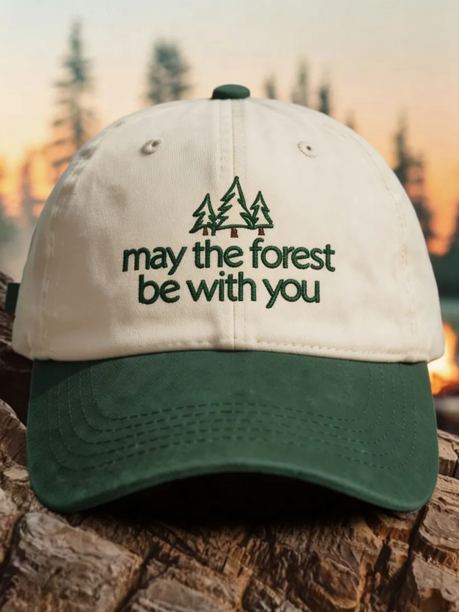May the Forest Be With You Embroidered Hat