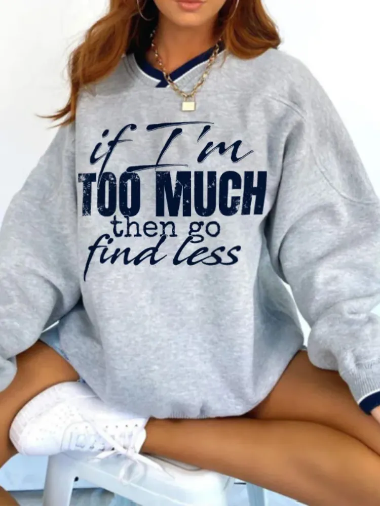 Casual Over Sized V-Neck Sweatshirt