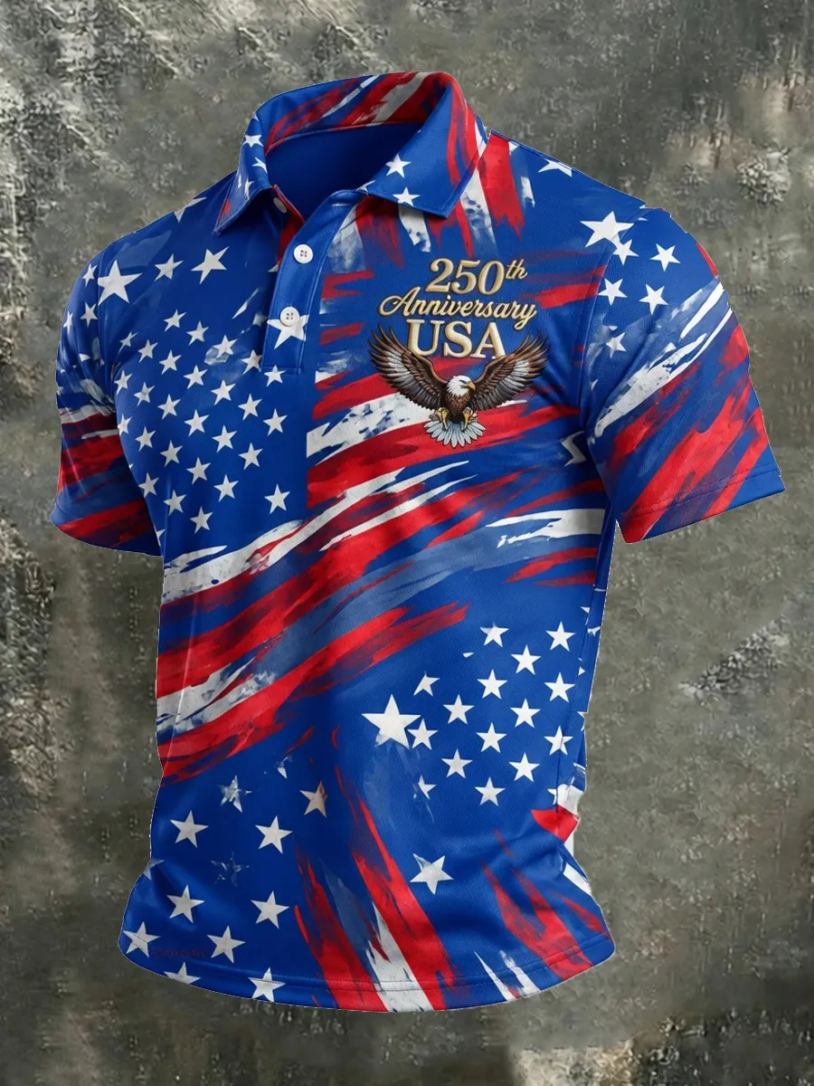 Men's 250th Anniversary Print Business Top