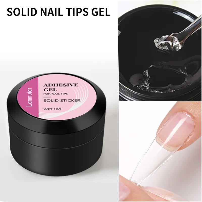 Nailhour 10g Solid Nail Gel Transparent Acrylic Nail Tips Solid Building Gel