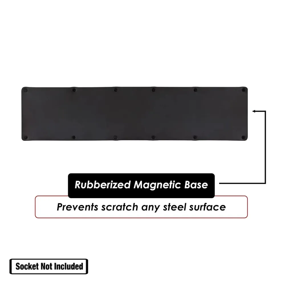 3 Pcs Magnetic Socket Organizer Set
