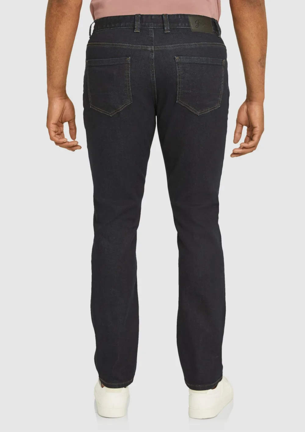 Wash Jersey Stretch Jeans in Black