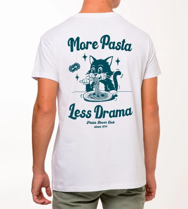 More Pasta Less Drama Graphic T-Shirt