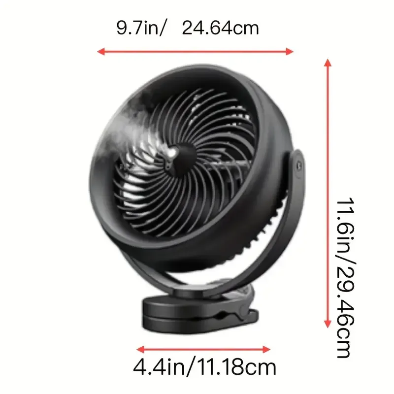 Battery Operated Misting Fan