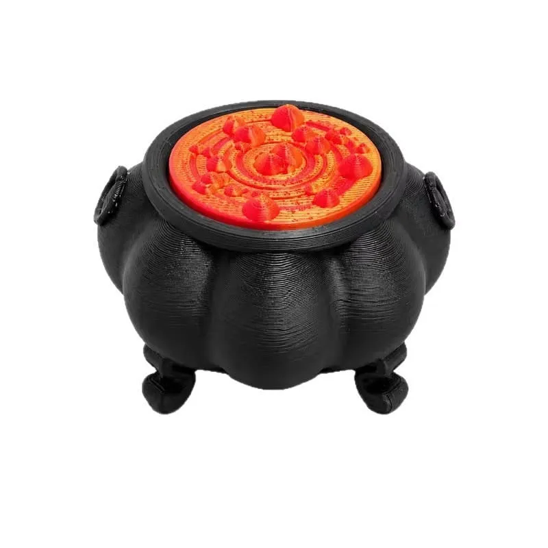 Halloween Black Witch'S Cauldron Desktop Stress Reliever Ornament