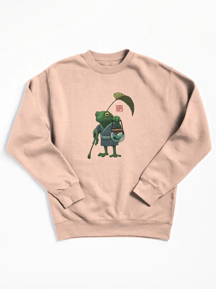 A Frog And His Son Pullover Sweatshirt