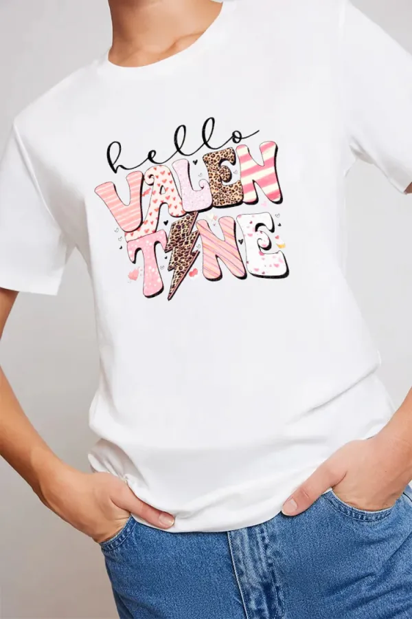 Women's Loose Casual Printed Tee