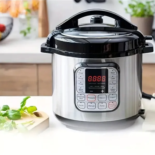 Black 7-in-1 Electric Pressure Cooker Slow Cooker Rice