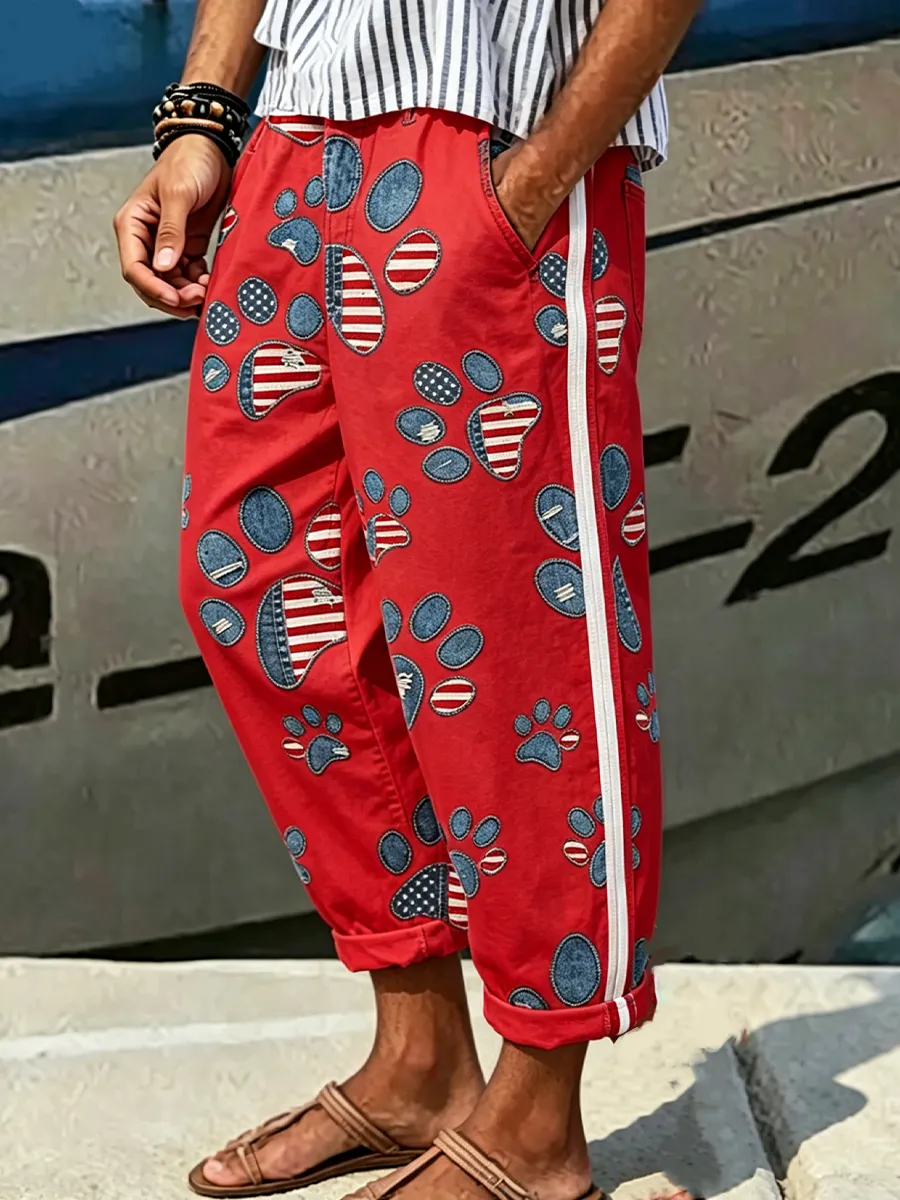 U.S. 250th Anniversary Linen Trousers