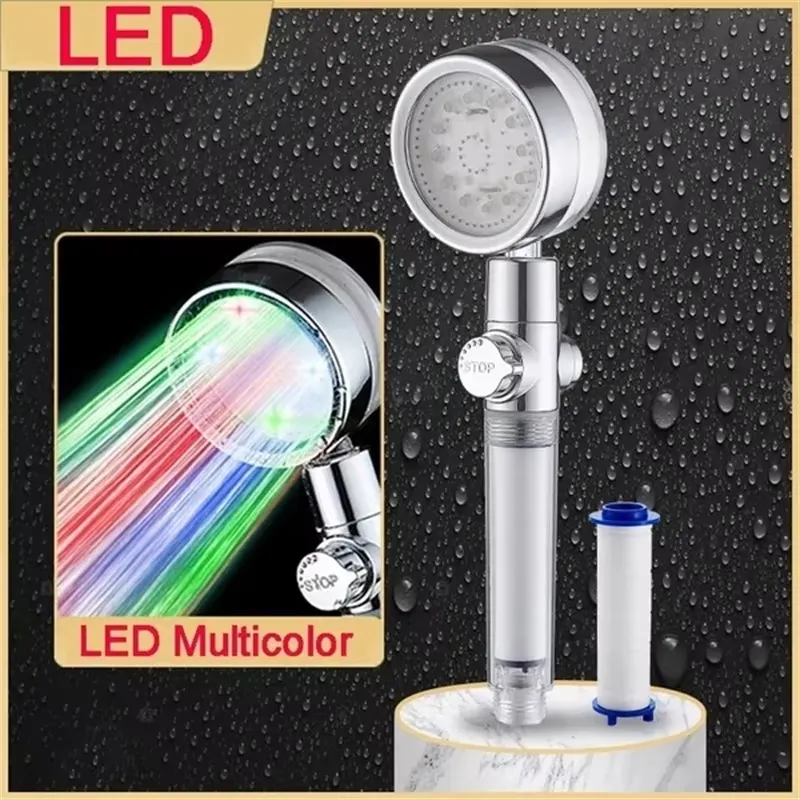 LED Color-Changing Shower Head