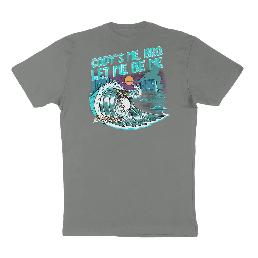 Wave Graphic Round-Neck T-Shirt