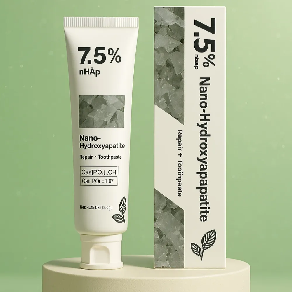 🎉50% off for a limited time! 🌿Hydroxyapatite Toothpaste with a natural formula, whitens teeth and is suitable for the whole family 👨‍👩‍👧‍👦!