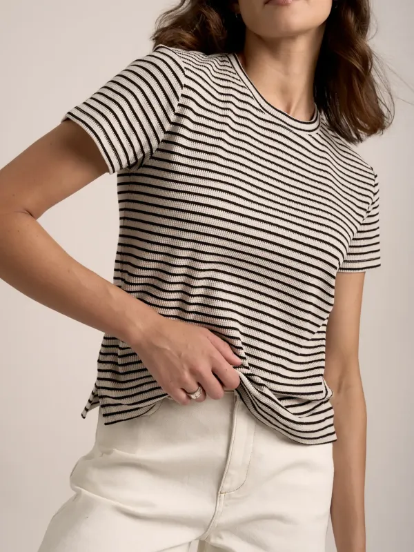 Short Sleeve Striped Tee