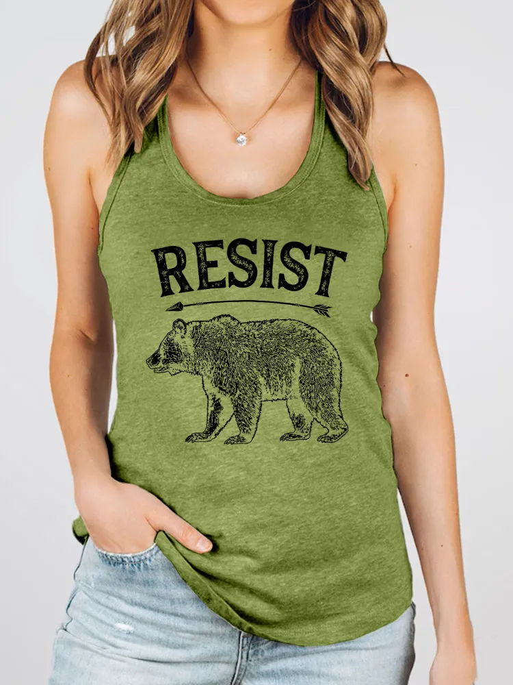 Women's Protect Our National Parks Round-Necked Sleeveless Vest