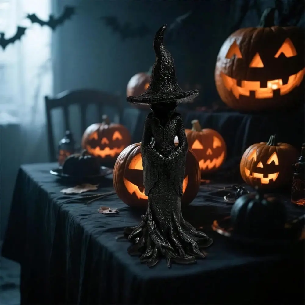 Halloween Gothic Vinyl Witch Statue 20cm