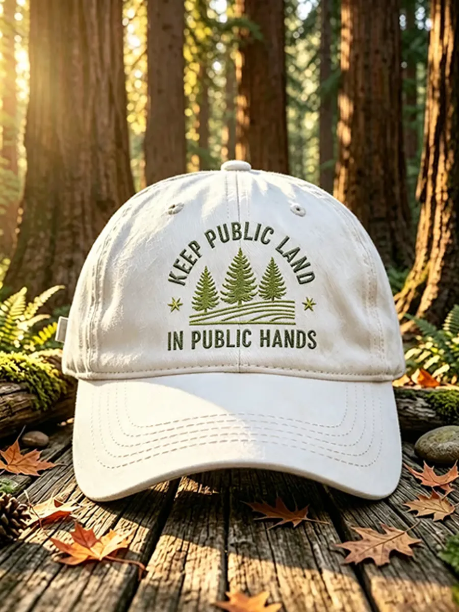 Unisex RESIST SAVE OUR PARKS Washed Retro Baseball Cap