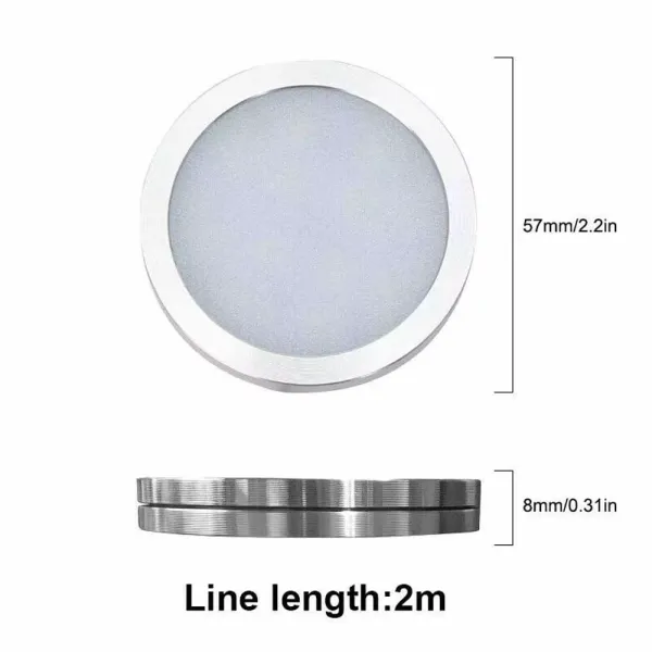 4 Pcs Under Cabinet Light Set