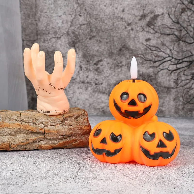 Halloween Funny Hand Skull Pumpkin Flowing Props Scene Decorations