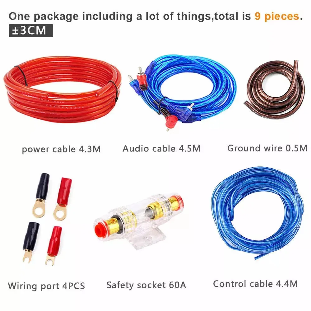 Car Amplifier Wire Set