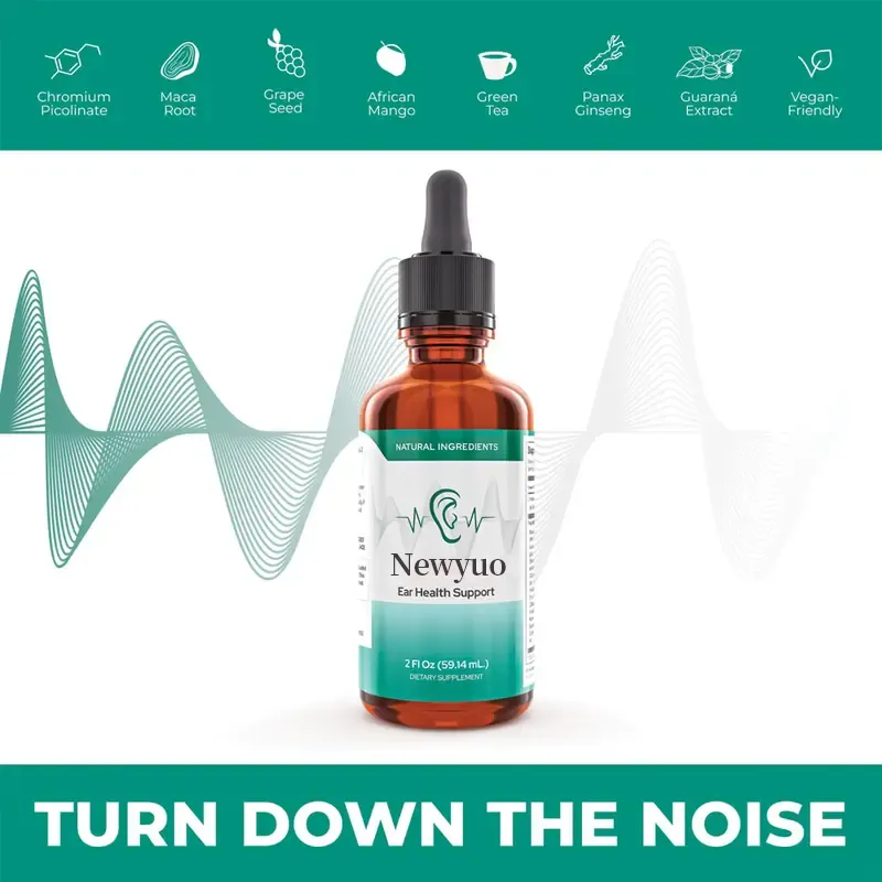 100% Natural – 20-in-1 Liquid Formula for Ear Wellness