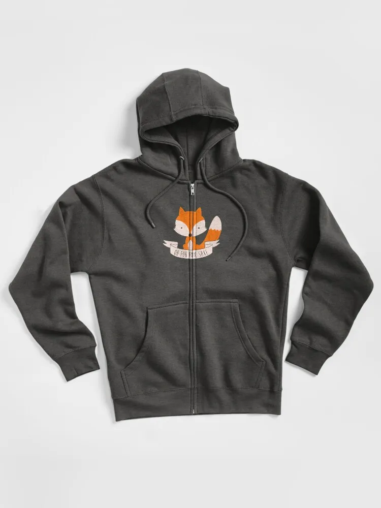 Oh For Fox Sake Zipped Hoodie