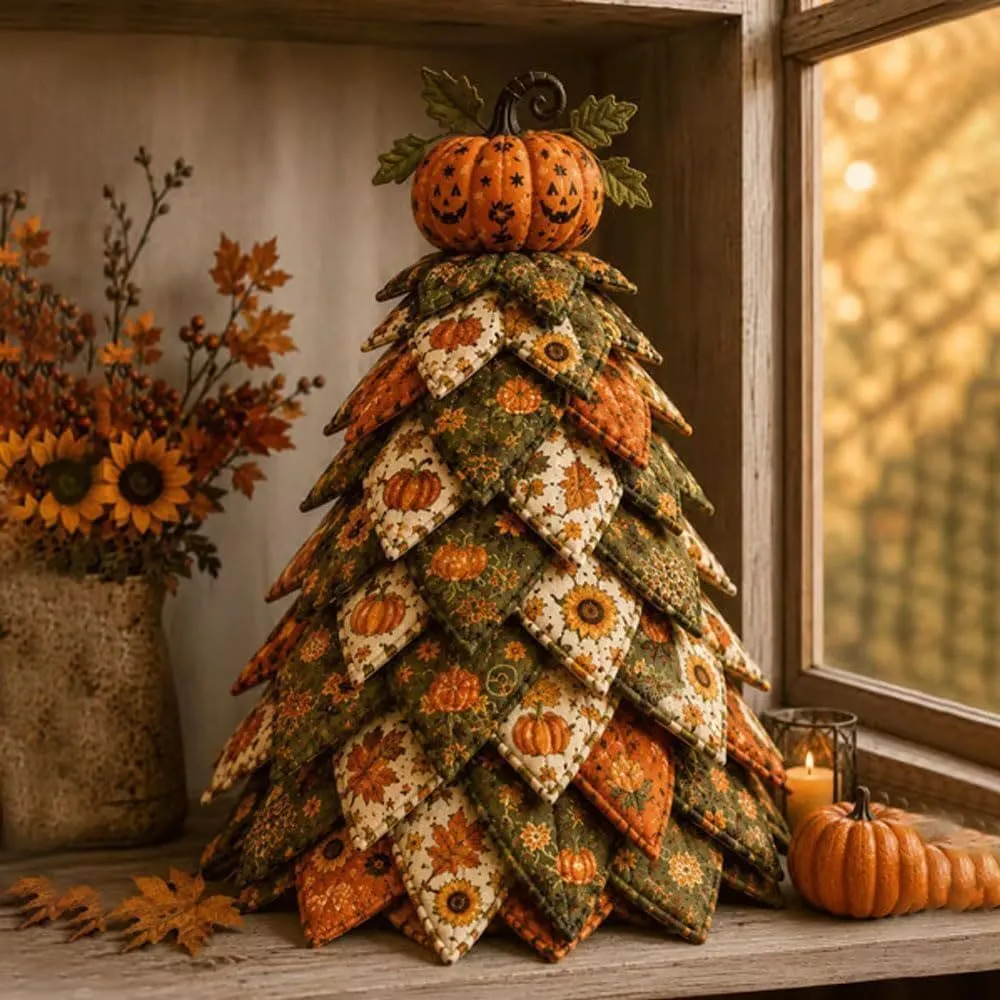 Halloween DIY Halloween Quilted Fabric Tree Kit