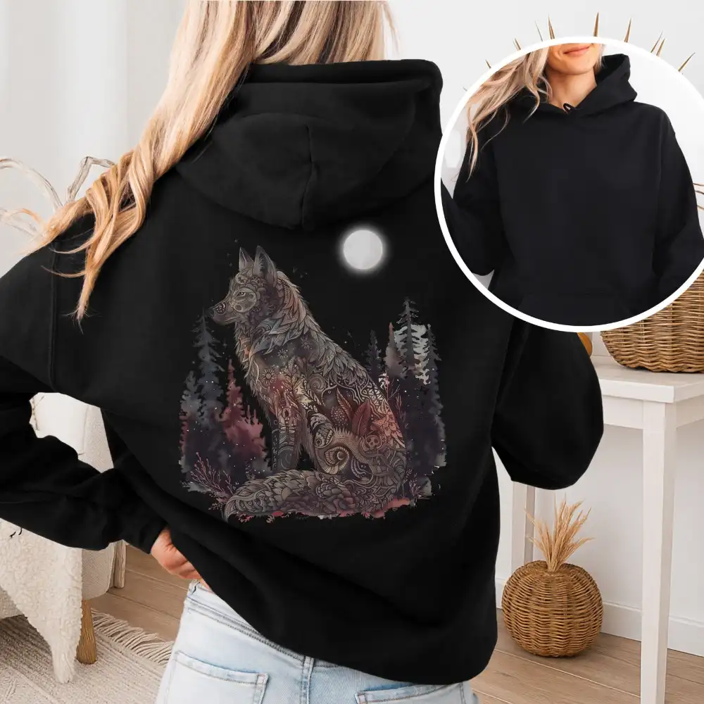 Nightfall Wolf Hoodie