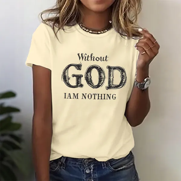 Casual Printed Crew Neck T-Shirts