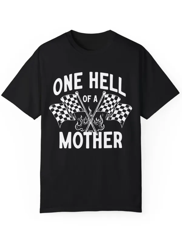 Flag and Letter Graphic T-Shirt