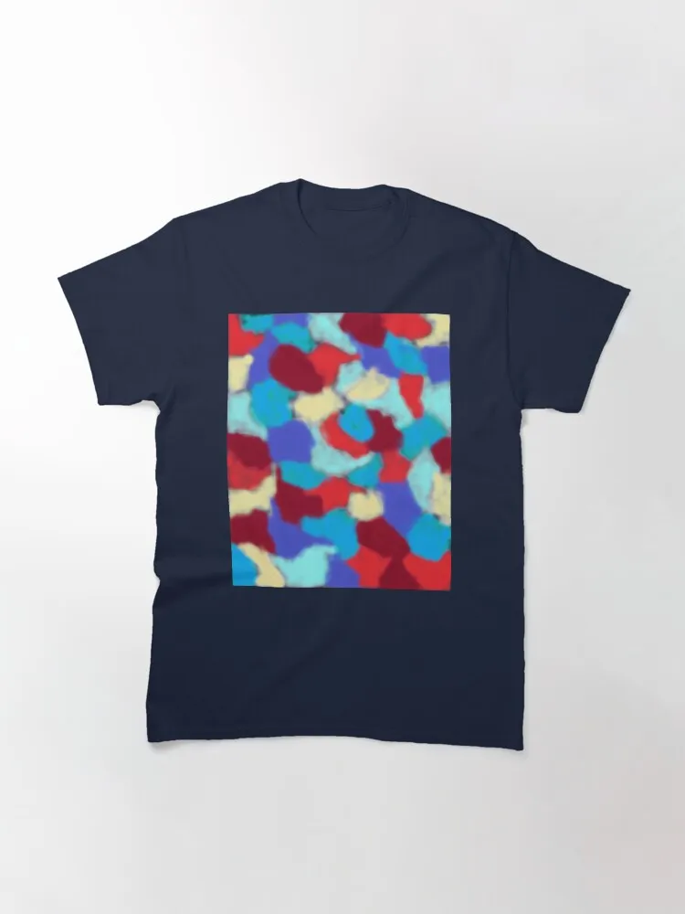 Tye Dye Look Multi Color Classic T-Shirt