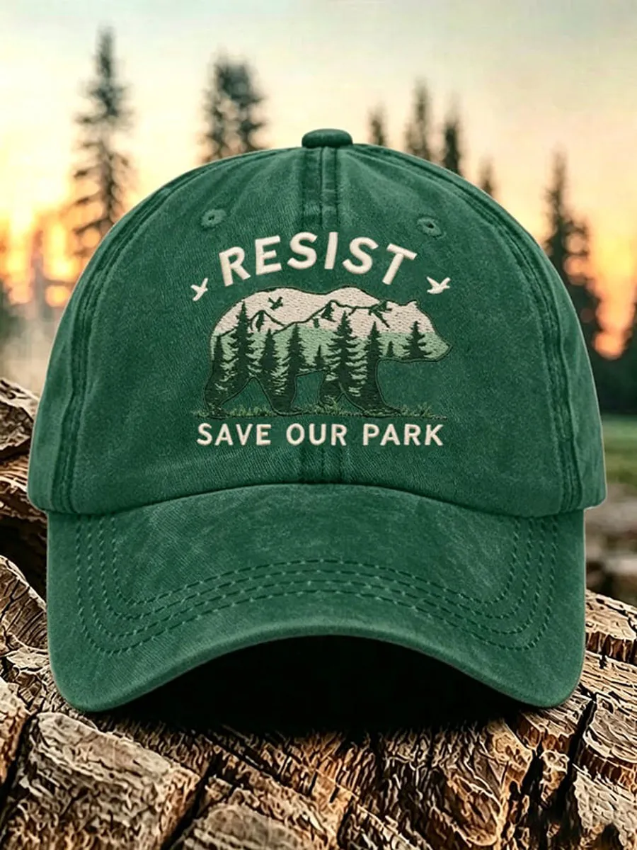 Unisex Resist Save The Forest Service Hat