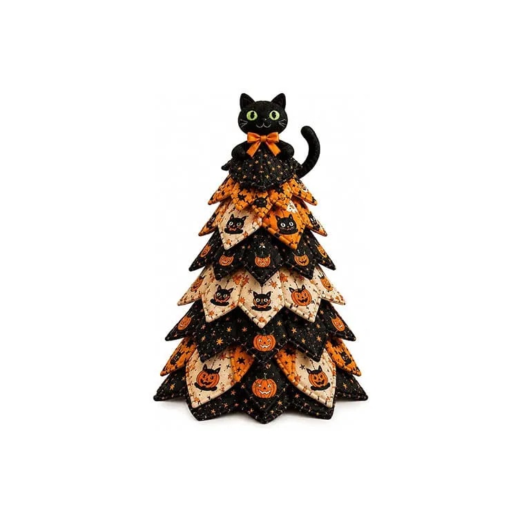 Halloween DIY Halloween Quilted Fabric Tree Kit