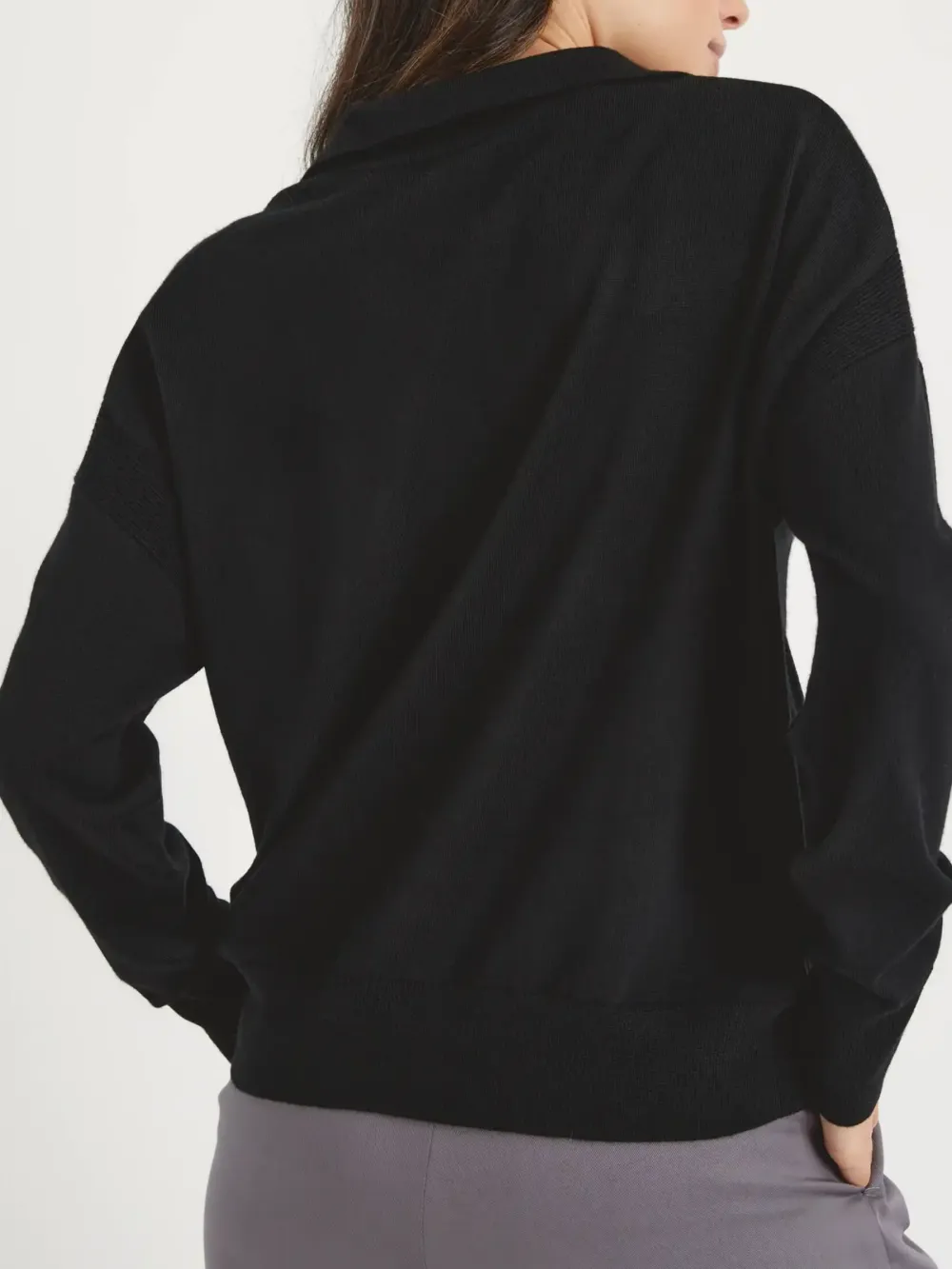 Long Sleeve Black Sweater