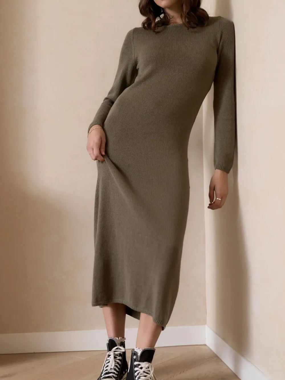  Knit Maxi Dress