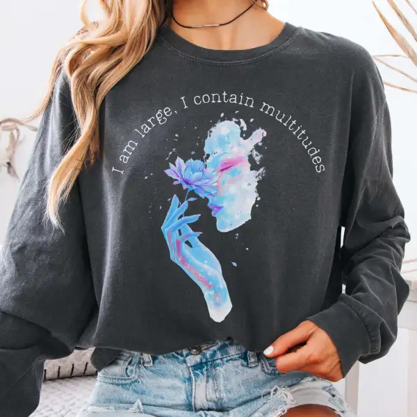 I Contain Multitudes Long Sleeve Tee