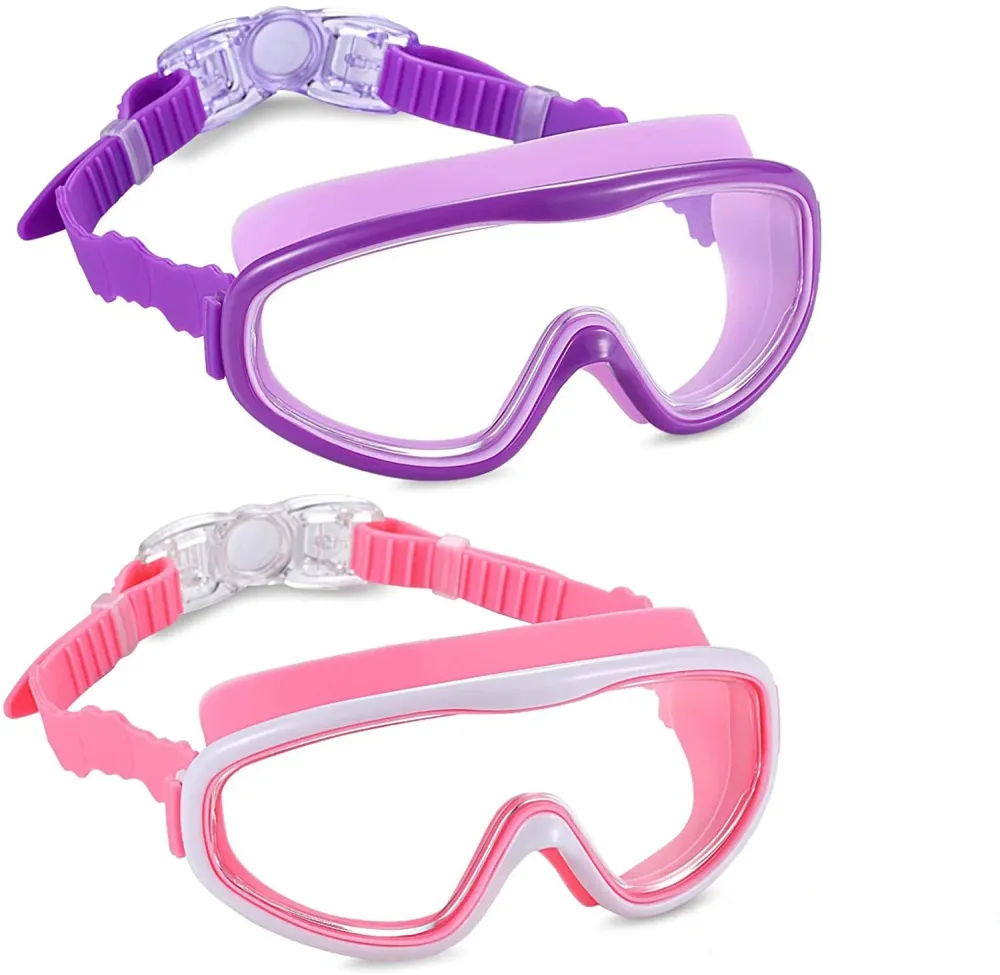 Anti-Impact Coating Large Vision Children'S Swimming Goggles
