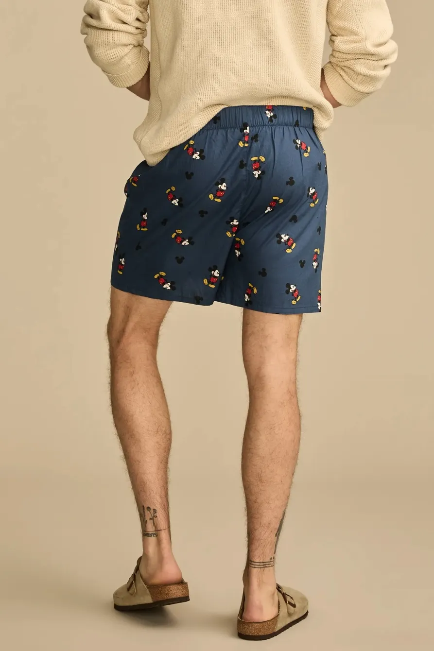 Elastic Waist Printed Short