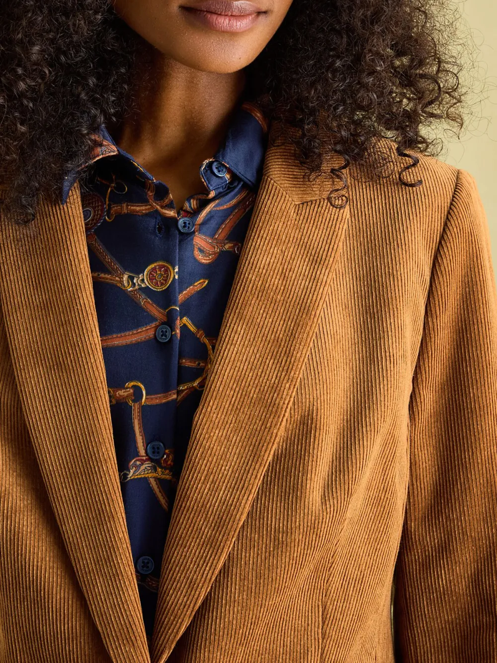 Tan Brown Corduroy Blazer
