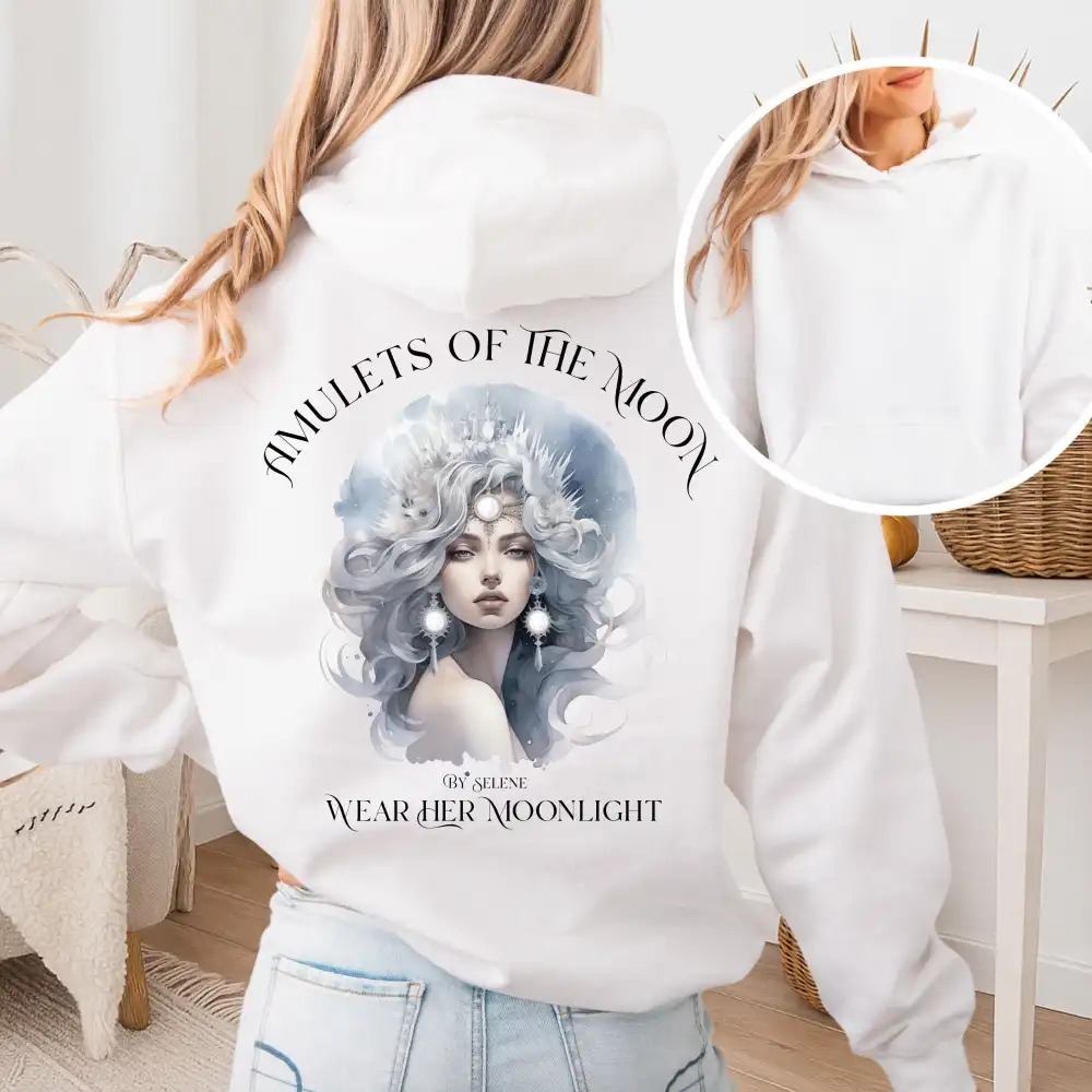 Moon Print Hoodie