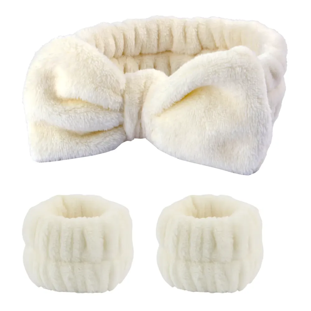 3pcs/set Face Wash Wristband Headband Set