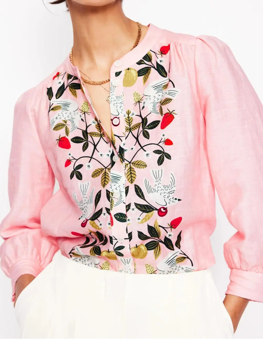 Alicia Linen Top