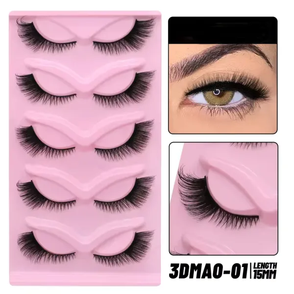 Features A Variety Of Styles And Versatile Black Thick False Eyelashes