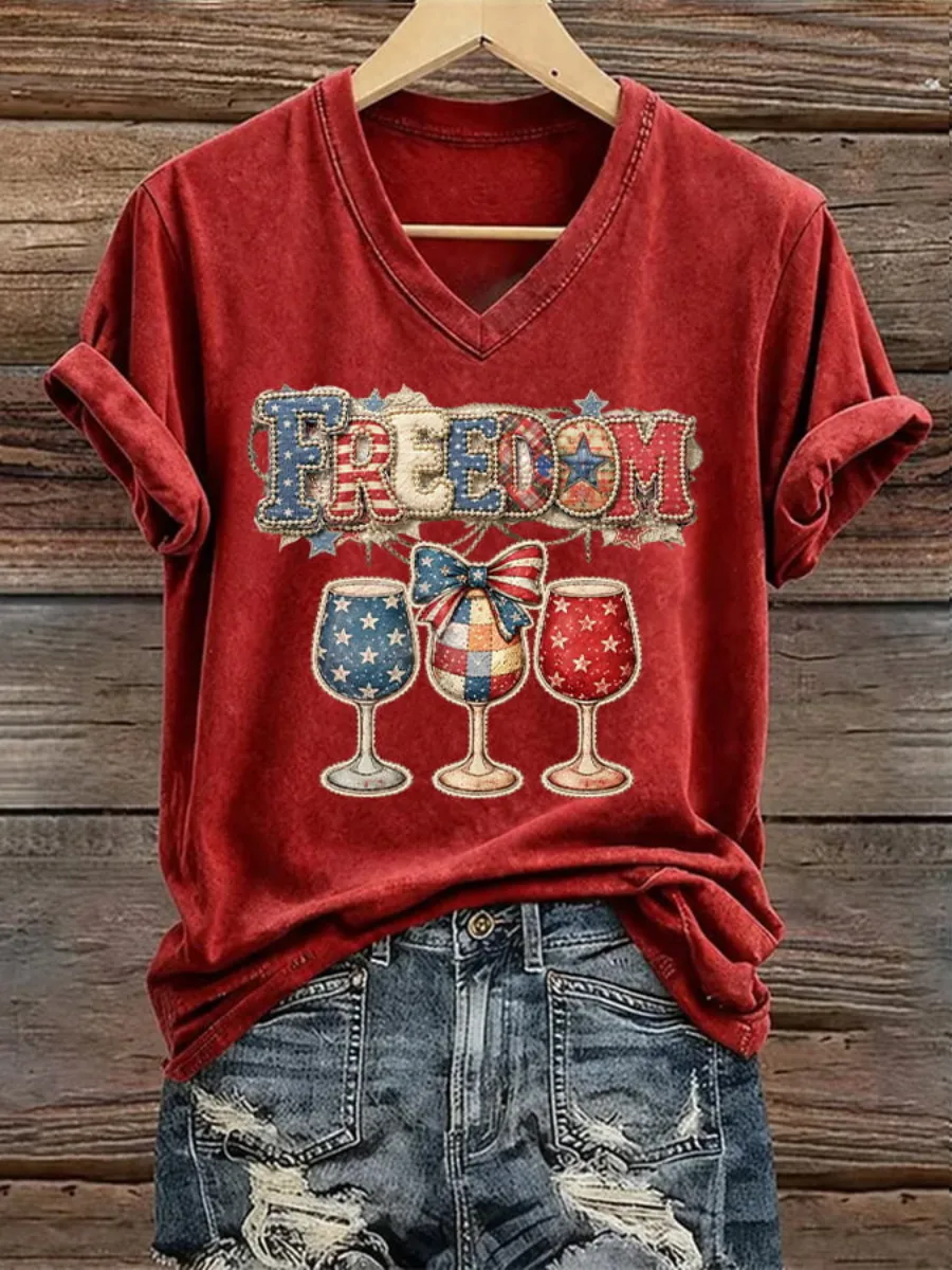 Women's American 250th Anniversary Printed T-Shirt
