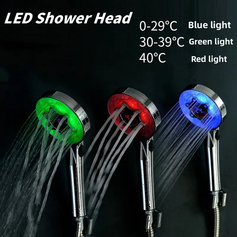 Shower Head with LED Light