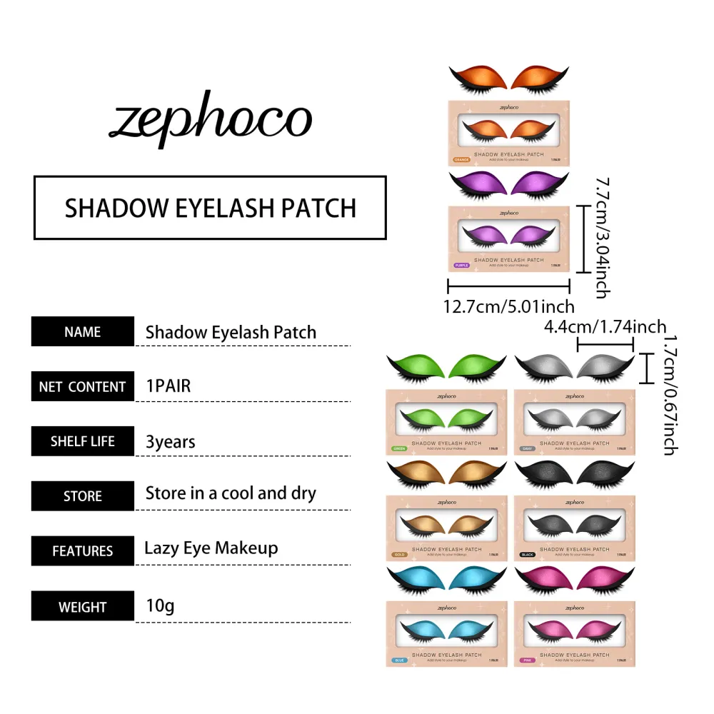 Eyeshadow mascara patch