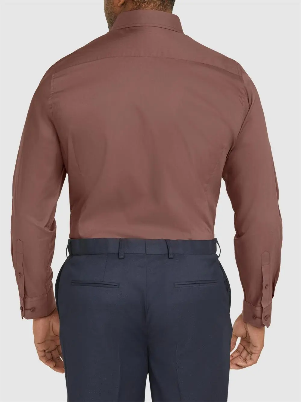 Plain Long-Sleeve Formal Shirts